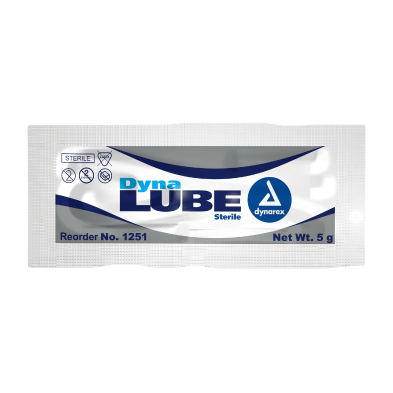 #1251 Dynarex® DynaLube Lubricating Jelly 0.5 gram packet 